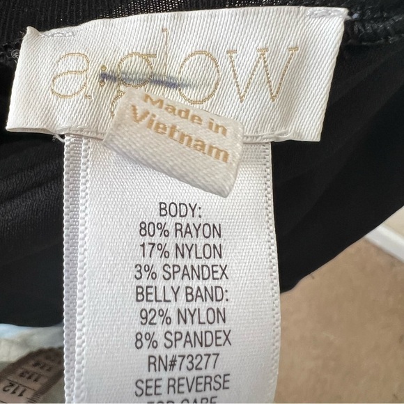 AGLOW Black Maternity Leggings - Picture 5 of 6